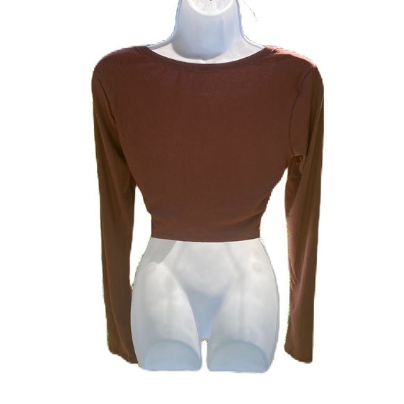 Crop Top- chocolate - Picture 3 of 4